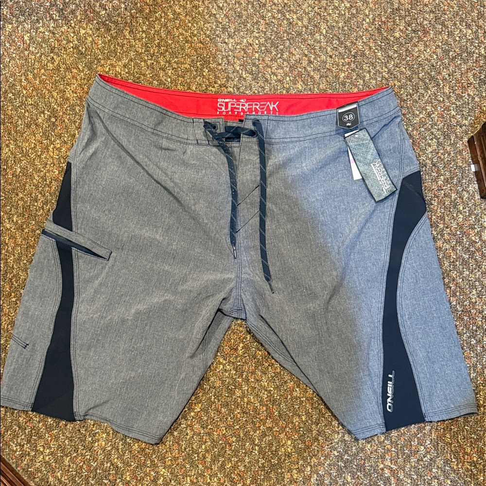 O'Neill Men's Charcoal and Black Boardshorts